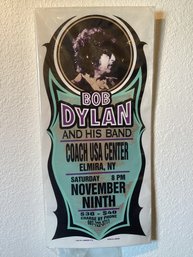 Bob Dylan -Coach USA Center Concert Poster Promo With COA