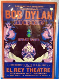Bob Dylan 1997 El Ray Theatre Concert Promo With COA