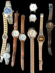 Lot Of 10 Misc Watches