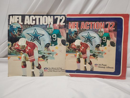 NFL Action '72 Stamp Albums