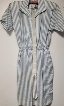 Vintage The American Dress 80s Dress With Belt