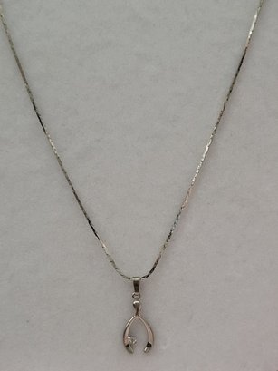 Sterling Silver Good Luck Horsehoe Pendant Necklace