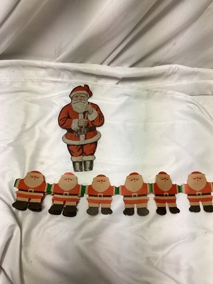 Vintage Paper Santa Christmas - One Advertising