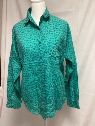 Ricki By Miss Erika Inc New York Button Up Blouse