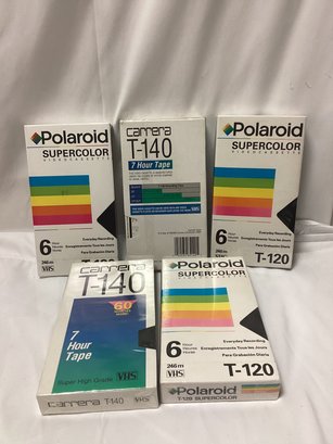 Polaroid Supercolor VHS And Carrerra T-140 VHS Lot