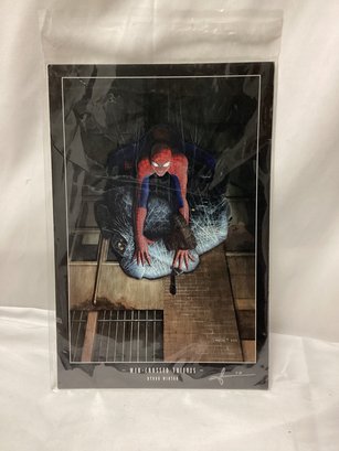 Byron Winton Signed Spider-man Signed Poster