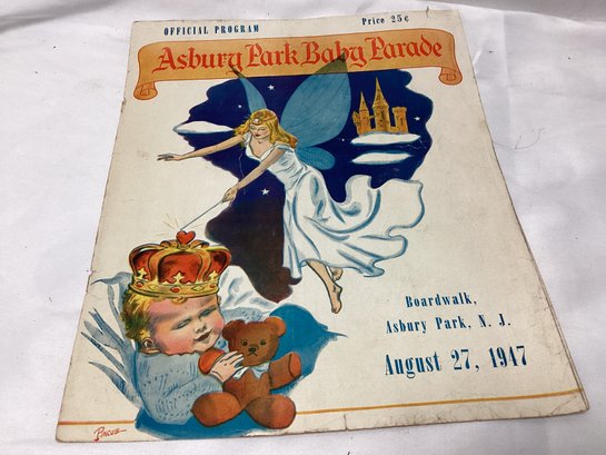 1947 Asbury Park Baby Parade Advertising Cover