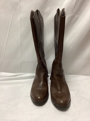 Harley Davidson Brown Leather Riding Boots - Size 7