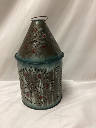 Rustic Tin Lantern