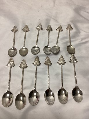 Christmas Tree Tea Spoons
