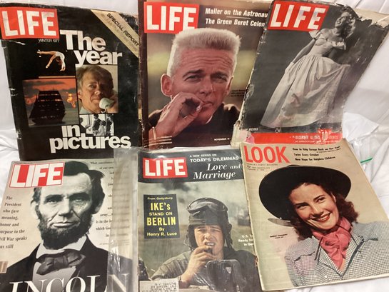 Life And Look Magazine Lot