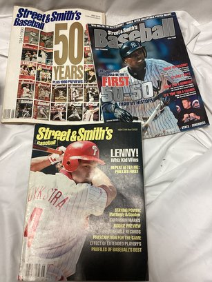 Lot Of Three Baseball Magazines