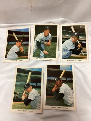 1970s New York Yankees 4x6 Color Photos - Lot Of 5