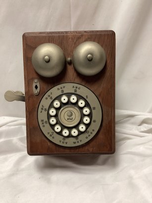 Old Vintage At&t Wall Phone