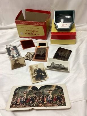 Argus Pre Viewer, Tin Type, Stereo Master Photos, And More