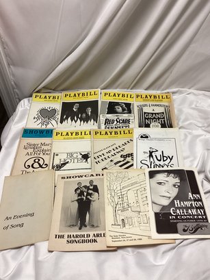 Vintage Playbill Lot