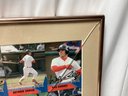 Framed Uncut Baseball Cards - Some Have Autographs