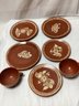 Redware Pottery Table Dinnerware Set