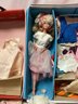 1963 Barbie & Ken Doll Case With Dolls And Clothes
