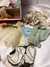 1963 Barbie & Ken Doll Case With Dolls And Clothes