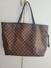 Authentic Louis Vuitton Damier Ebene Neo Neverfull MM