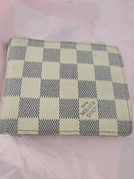 Authentic Louis Vuitton Damier Azur Marco Bifold Wallet