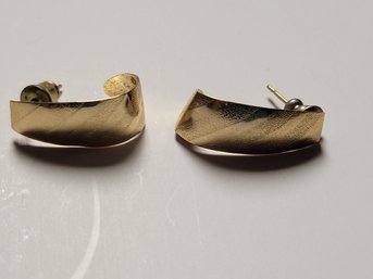 14k Yellow Gold Earrings