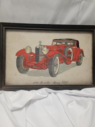 1929 Mercedes- Benz LLK Framed Car Print