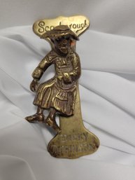 Scarborough Dicky Dickinson Brass Door Knocker