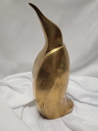 1970s Brass Penguin Sculpture Attributed To Willy Daro