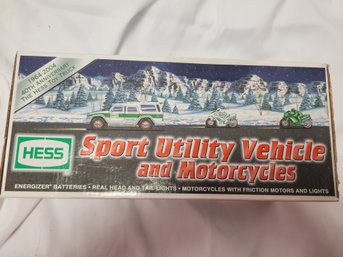 2004 Hess Sport Utility Vehicle & Motorcycles - New In Box