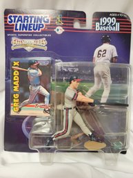 Greg Maddox Starting Lineup Figure & Card