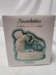 2003 Snowbabies Figurine Thursday Secret Keeper