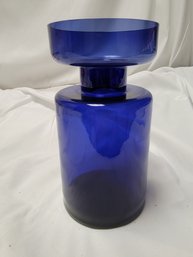 Cobalt Blue Glass Vase