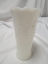 White Milk Glass Vase