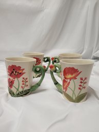 Pier 1 Mugs - Set Of 4