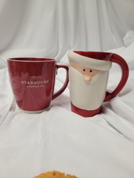 Starbucks & Santa Mug Lot