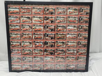 FDNY 9/11 Memorial Edition Uncut Cards Framed