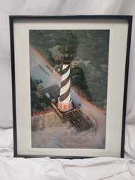 Cape Hatteras Light The Great Move Framed Artwork