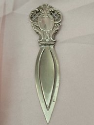 Vintage Solid Sterling Silver Bookmark