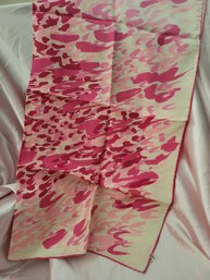 Givenchy Pink Silk Scarf