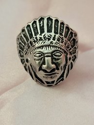 Native American Chief Men's Ring