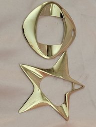 Georg Jensen Gold Plated Ornaments
