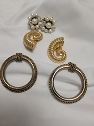 Vintage Earring Lot - Including Vintage Japan Clip On