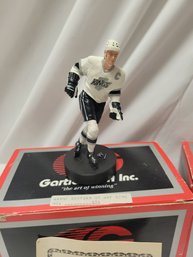 Wayne Gretzky Porcelain Cast Collectable Figures By Garlan With Coas