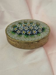 Vintage Italian Micro Mosaic Pill Pot