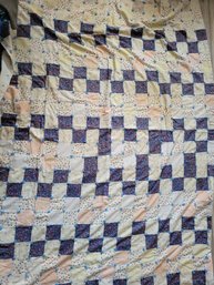 Vintage Quilt Block Quilt Handmade
