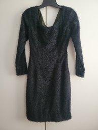 Vintage Knit Fuzzy Sweater Dress