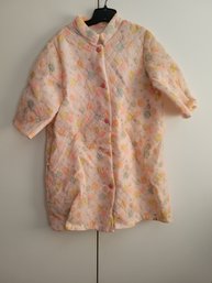 Floral Quilted Bed Jacket