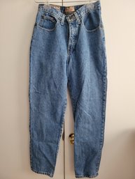 Vintage Express Straight Leg Denim Jeans - Size 7/8